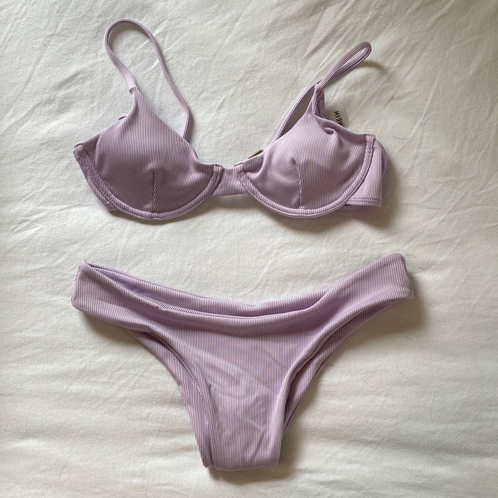 lavender bikini set